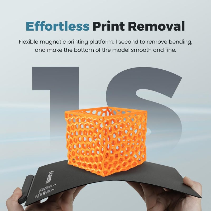 FLASHFORGE AD5M (Pro)/ AD5X 3D Printer Smooth PEI Plate, Upgrade Magnetic Flexible PEI Sticker Sheet, Glue-Free Print with PLA, TPU, Carbon Fiber Filaments - Image 5